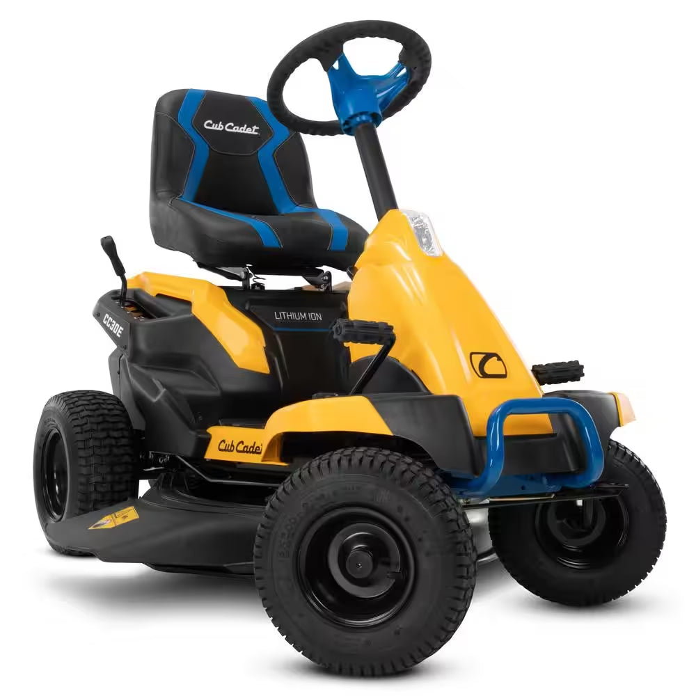 Cub Cadet CC30E 30 In. 56V 30Ah Electric Cordless Riding Lawn Mower